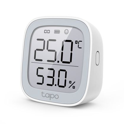 TP-LINK Tapo T315 älykäs lämpötila- ja kosteusmittari näytöllä