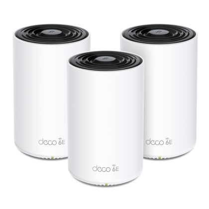 TP-LINK Deco XE75 WiFi 6-järjestelmä (3kpl Deco-yksikköä)