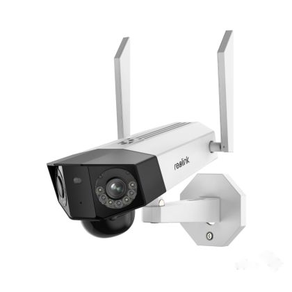 Reolink Duo series G750 akkukäyttöinen 8MP AI ulkokamera kahdella linssillä ja LED-kohdevaloilla (Duo 2 LTE)