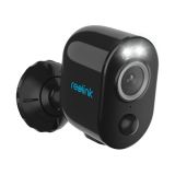 Reolink Argus 3 Pro akkukäyttöinen 4MP WiFi kamera LED-kohdevalolla ulkokäyttöön (musta)