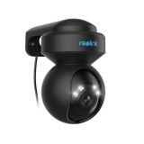 Reolink E1 Outdoor 5MP PTZ Auto Tracking AI WiFi kamera LED-kohdevaloilla (musta)