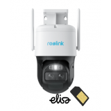 Reolink TrackMix LTE+SIM akkukäyttöinen 4MP PTZ Auto Tracking AI kamera ulkokäyttöön
