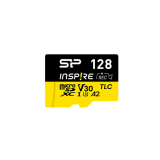Silicon Power Inspire V30 128GB microSDXC -kortti (USB-C -adapterilla)