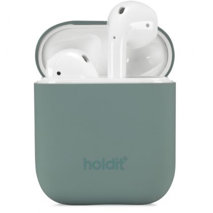 Holdit Silicone Case Apple AirPods (Moss Green)