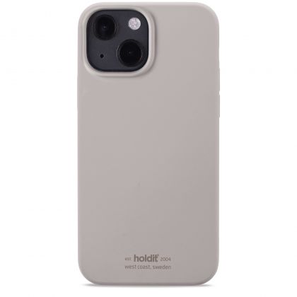 Holdit Silicone Case iPhone 13 (Taupe)