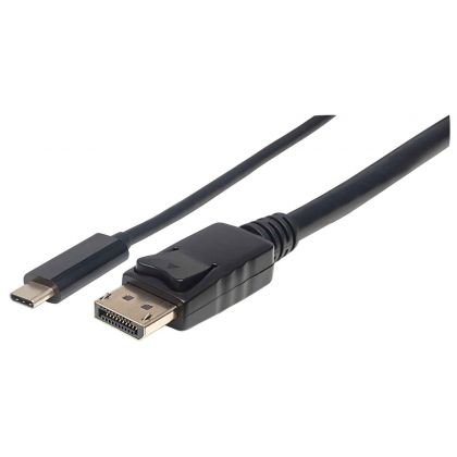 Manhattan USB-C - DisplayPort kaapeli, 1m