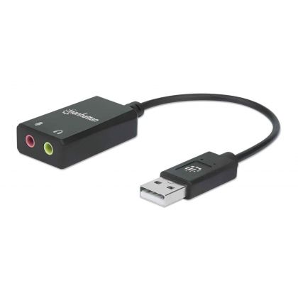 Manhattan USB-A audioadapteri