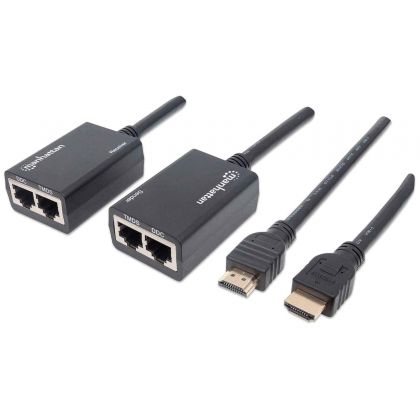 Manhattan HDMI-over-IP AV-signaalin extenderi (30 metriä)