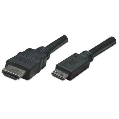 Manhattan High Speed HDMI - Mini HDMI 4K kaapeli, 1.8m