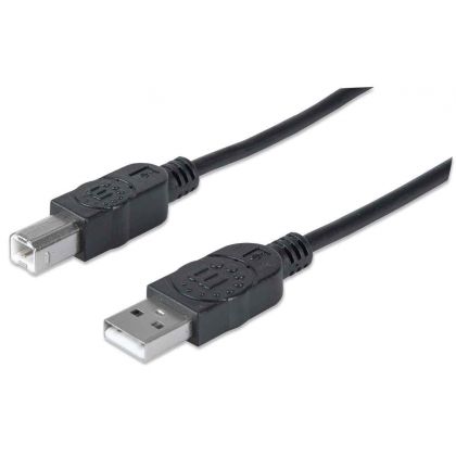 Manhattan Hi-Speed USB-B 2.0 laitekaapeli (1.8 metriä)