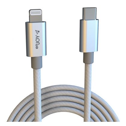 ENJOY punottu USB-C - Lightning Apple pikalatauskaapeli, 1m