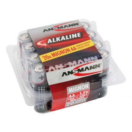 Ansmann Alkaline Alkaliparisto Mignon AA LR6 (20kpl)