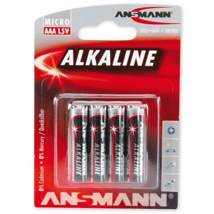 Ansmann Alkaline Red Micro, 4kpl AAA