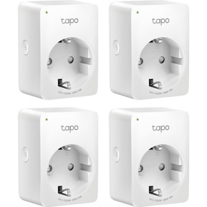 TP-LINK Tapo P100(4-pack) Mini Smart Wi-Fi pistorasiat