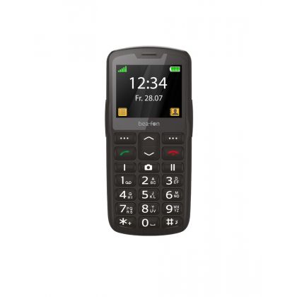 Beafon SL260 LTE puhelin musta-hopea